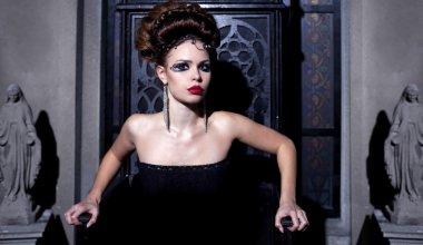seksi kadın portresi Glamour
