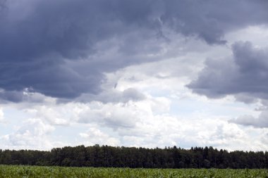 gökyüzü arka plan gri bulutlar ile