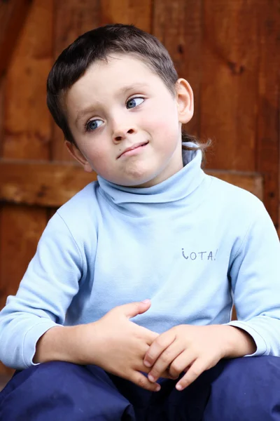 Portrait of beautiful little boy — Stock Photo, Image