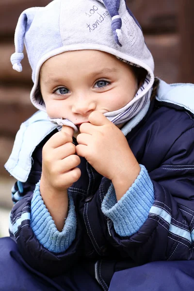 Portrait of beautiful little boy — Stock Photo, Image