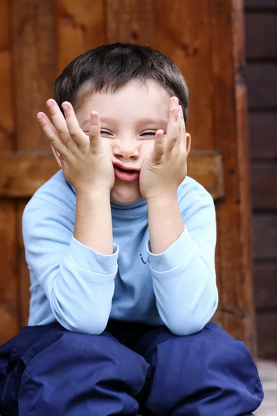 Portrait of beautiful little boy — Stock Photo, Image