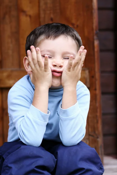 Portrait of beautiful little boy — Stock Photo, Image