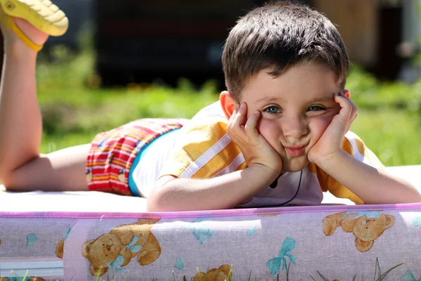 Portrait of beautiful little boy — Stock Photo, Image