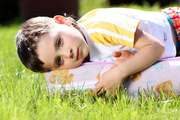 Portrait of beautiful little boy — Stock Photo, Image