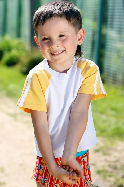 Portrait of beautiful little boy — Stock Photo, Image