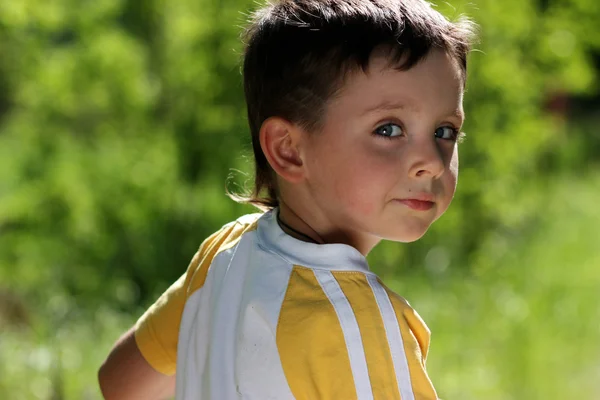 Portrait of beautiful little boy — Stock Photo, Image