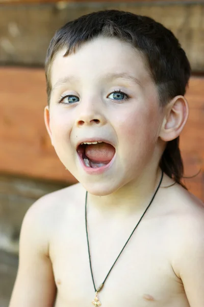 Portrait of beautiful little boy — Stock Photo, Image