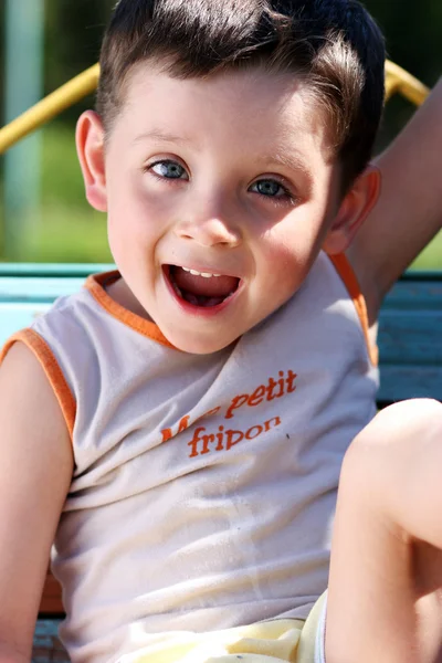 Portrait of beautiful little boy — Stock Photo, Image