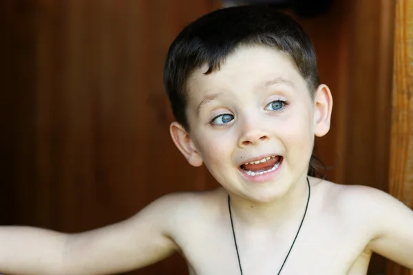 美しい小さな男の子の肖像画 — ストック写真