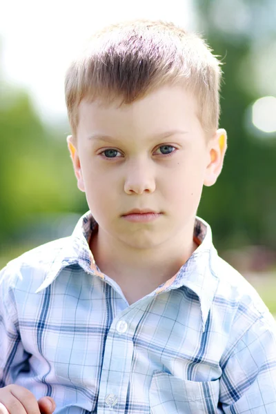 Portrait of beautiful little boy — Stock Photo, Image