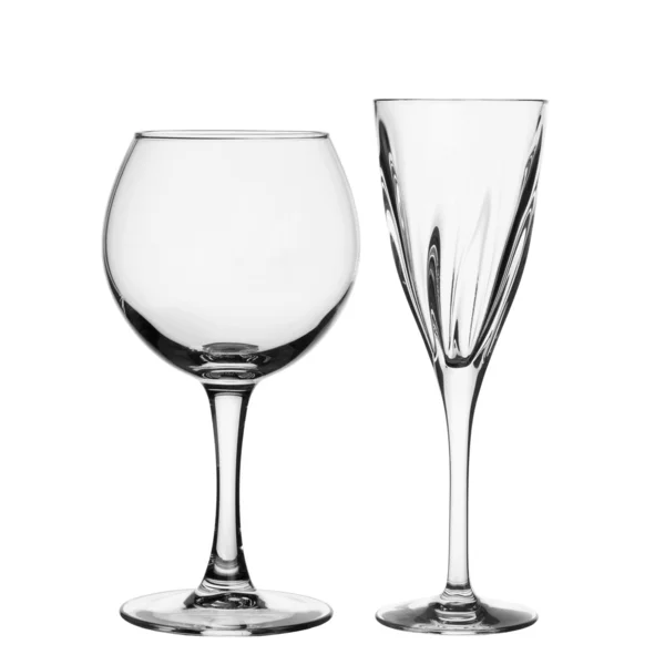 Två vinglas — Stockfoto