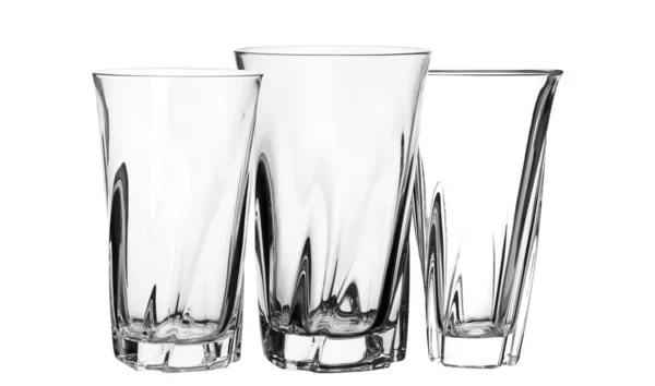 Trzy szklanki emty — Zdjęcie stockowe