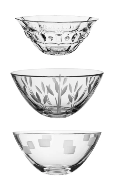 Kolaż wazony kryształowe — Zdjęcie stockowe