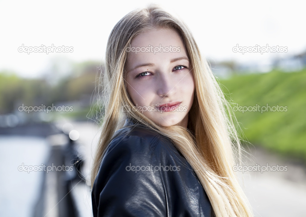 Young blonde woman 