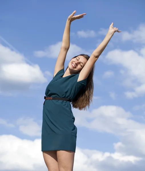 Young woman enjoying life — Stock Photo, Image