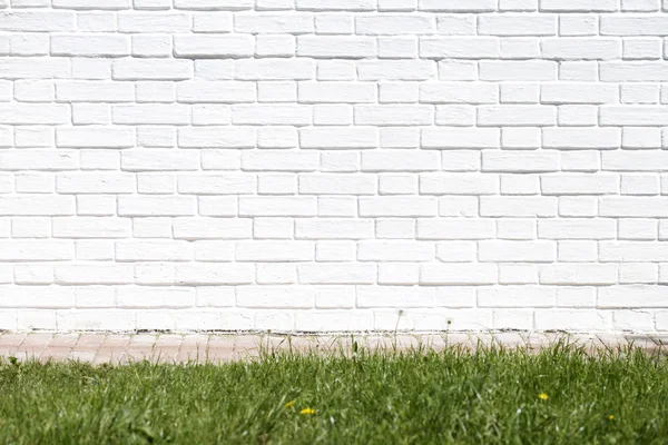 Mauer aus Ziegelsteinen. Platz für Text — Stockfoto