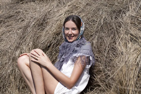 Beautiful Russian Girl — Stock Photo, Image