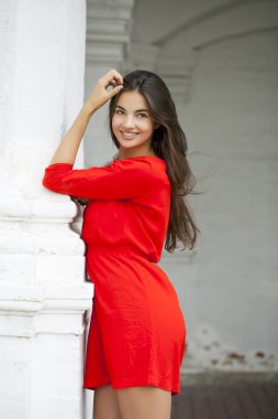 Genç güzel kadın. 