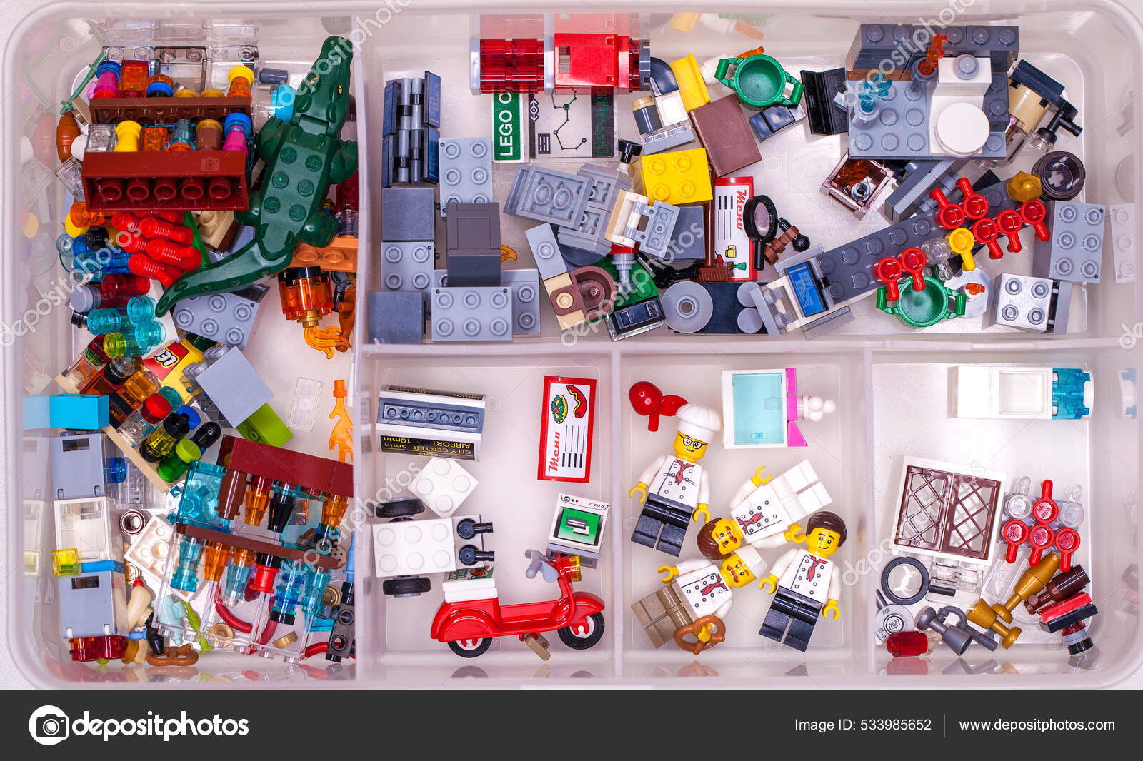 Russia Samara November 2021 Детали Конструктора Lego – Стоковое.