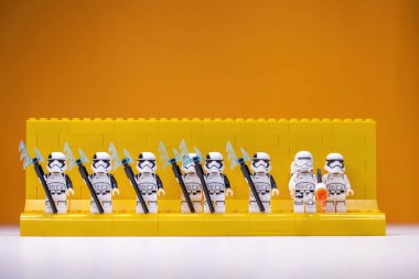 RUSSIA, SAMARA, 7 Şubat 2022 - Lego Star Wars mini figürleri bölüm 7-9