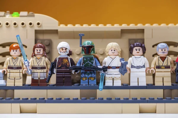 Ryssland Samara Februari 2020 Lego Star Wars Minifigures Rebelltrupp — Stockfoto