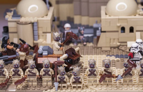 Россия Самара Февраля 2020 Миниатюрные Фигурки Lego Star Wars — стоковое фото