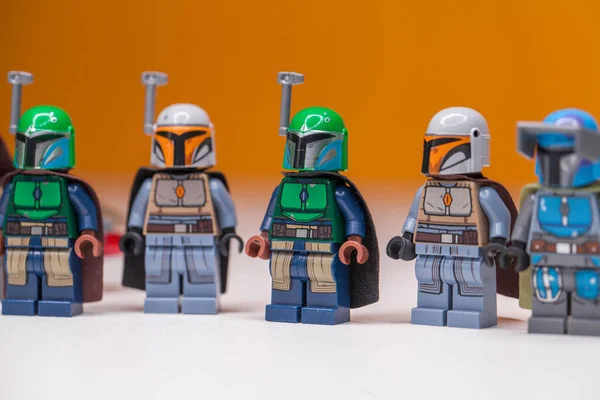 Россия Самара Февраля 2020 Миниатюрные Фигурки Lego Star Wars — стоковое фото