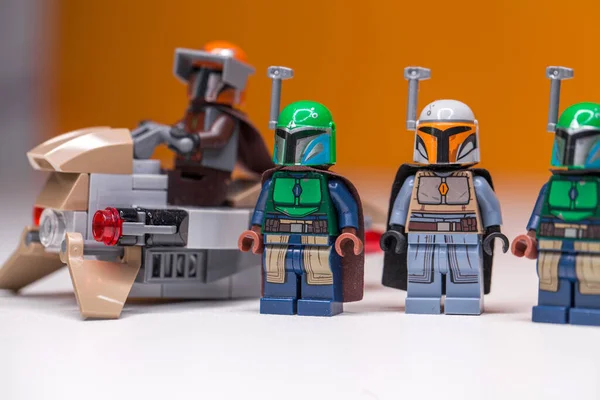 Russien Samara Φruari 2020 Lego Star Wars Minifigurer — Stockfoto