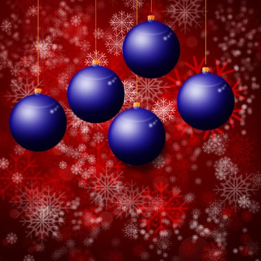 Kırmızı cristmass arka plan