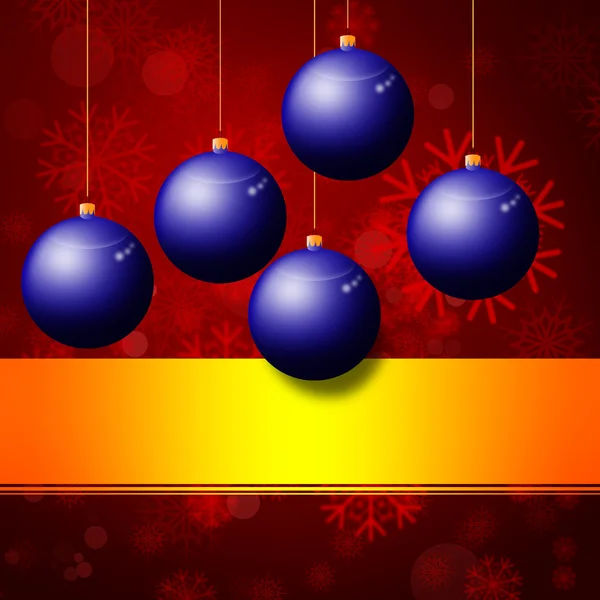 Red Cristmass background — Stock Photo, Image