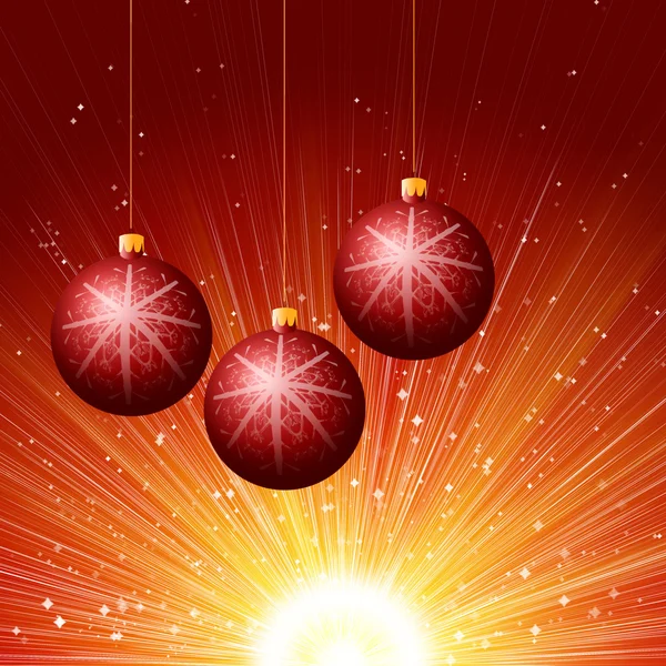 Red Cristmass background — Stock Photo, Image