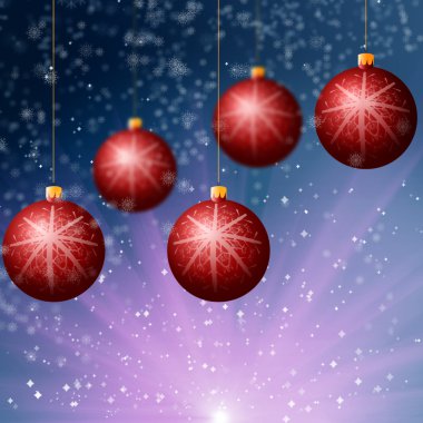 Kırmızı cristmass arka plan