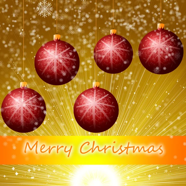 Red Cristmass background — Stock Photo, Image