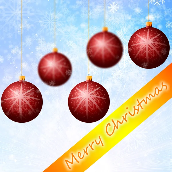 Red Cristmass background — Stock Photo, Image