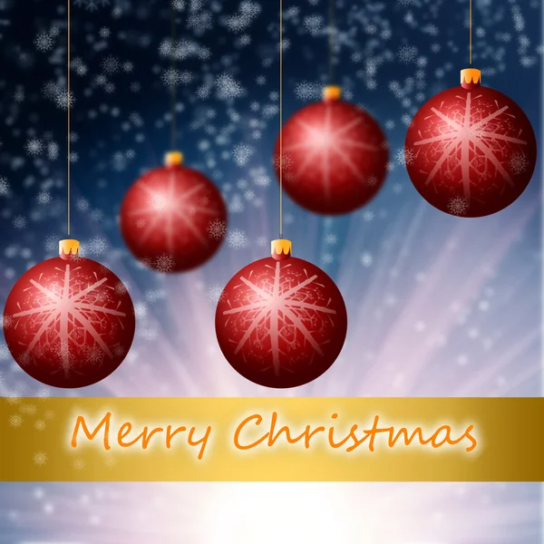 Red Cristmass background — Stock Photo, Image