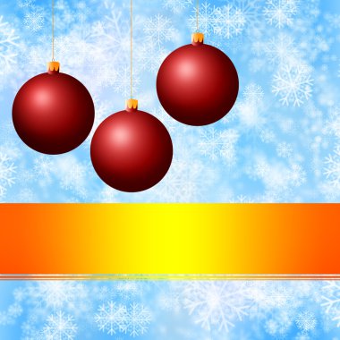 Mavi Noel arkaplanı