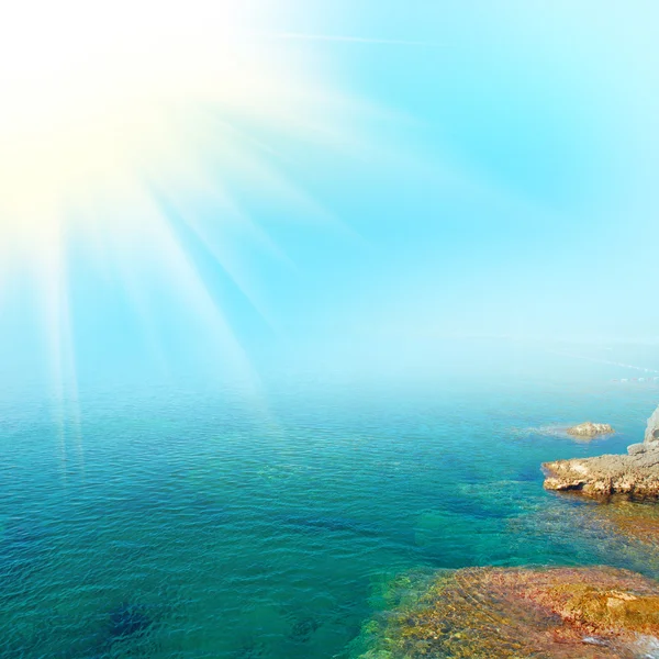 青い夏の海 — ストック写真