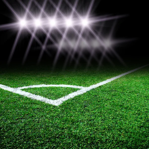 Soccer field with light — Stock Photo, Image