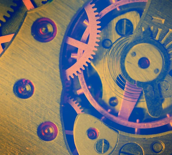 Metal clock mechanism — Stock Photo, Image