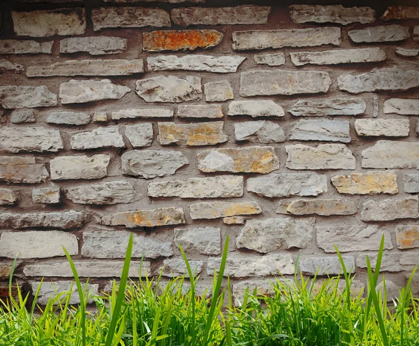 Bruine baksteen muur textuur achtergrond — Stockfoto