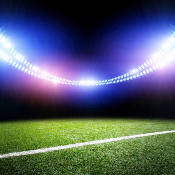 Stadium in lights — Stock Photo, Image