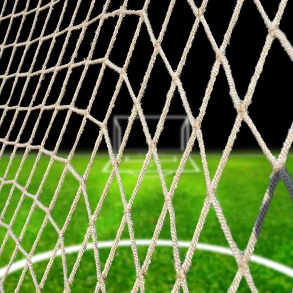 Estadio de fútbol con luces brillantes —  Fotos de Stock