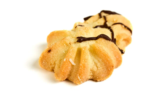 Shortbread con un chocolate — Foto de Stock