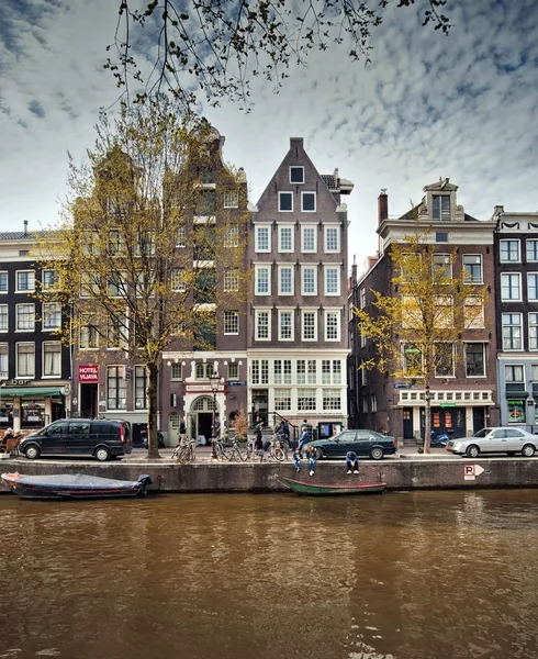 Canal of Amsterdam — Stock Photo, Image