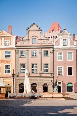 Poznan, Polonya 'daki Eski Pazar' ın Mimarisi