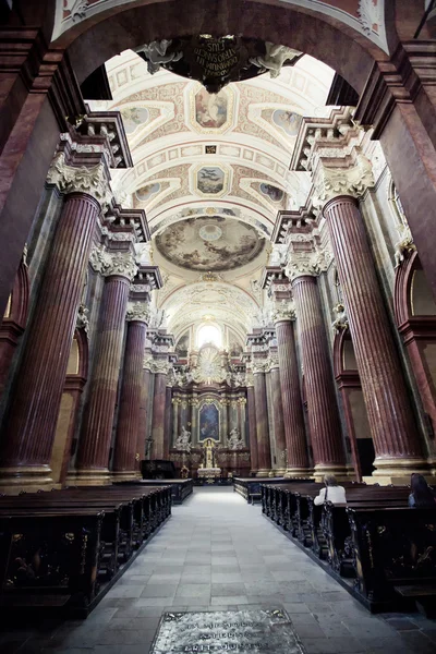 Interior of the church in Poznan, Poland — Stock Photo, Image