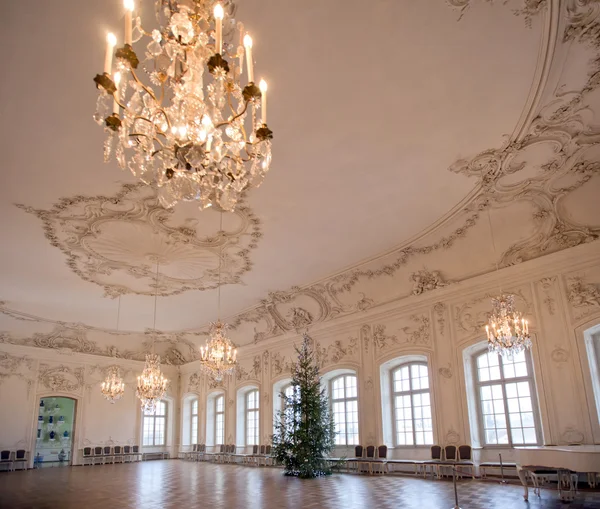 Sala da ballo interna a Palazzo Rundale — Foto Stock