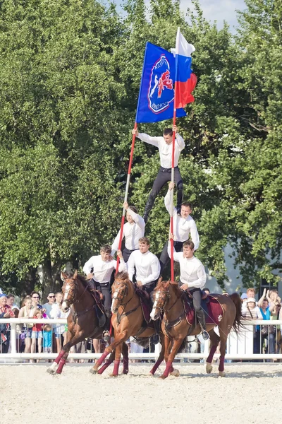 Performance Escuela de equitación del Kremlin Imagen de stock