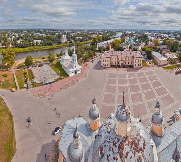 Vologda panorama från klocktornet — Stockfoto