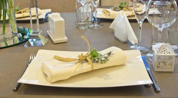 Wedding table setting — Stock Photo, Image